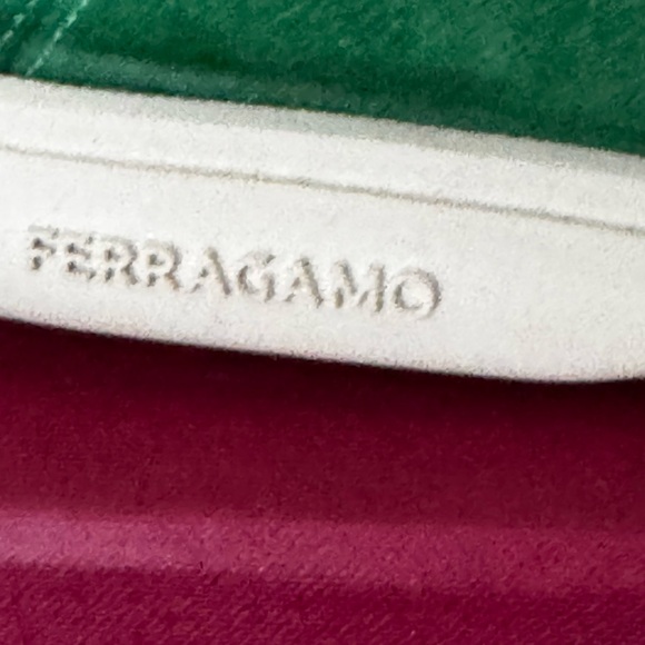 Salvatore Ferragamo Men's Green Suede Loafers - Picture 3 of 9